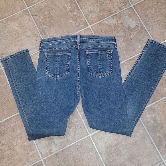 Rag & Bone Capri Skinny Jeans Somona Size 27 - Picture 6 of 8